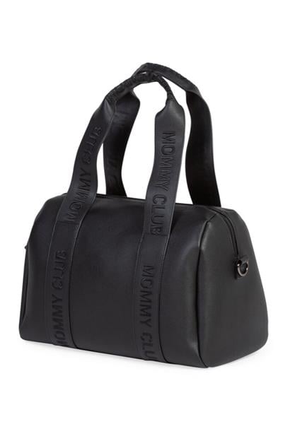 Childhome  / Mommy  Club Bag, Vegan Deri Siyah Siyah