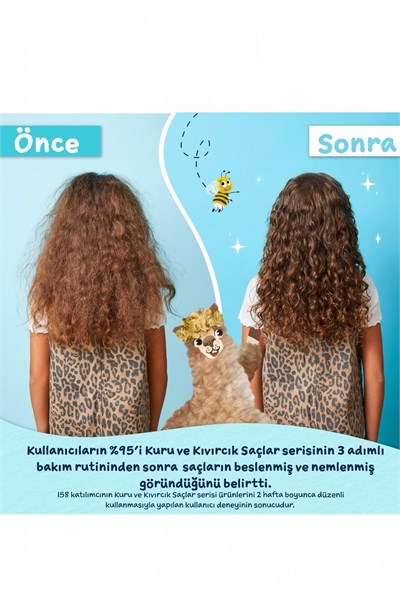 Childs Farm Kuru ve Kıvırcık Saçlar İçin Hindistan Cevizi Özlü Çocuk Saç Kremi Renksiz