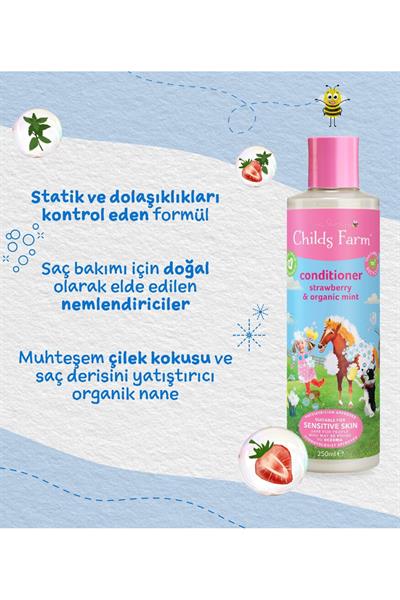 Childsfarm / Çilek ve organik nane özlü saç krem Renksiz