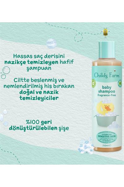 Childsfarm / Parfüm içiermeyen bebek şampuanı Renksiz