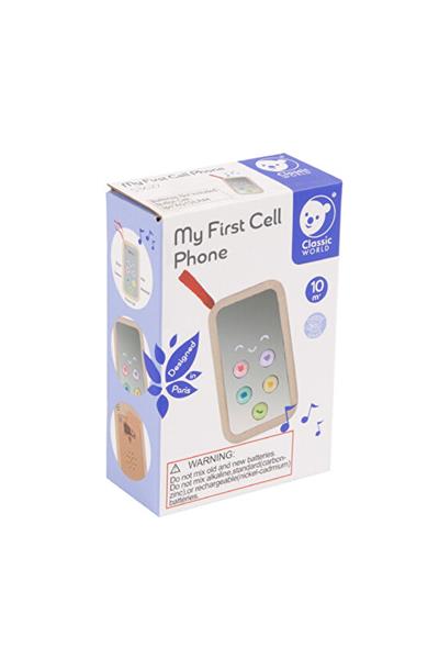 Classic World Ahşap İlk Telefonum Çok Renkli
