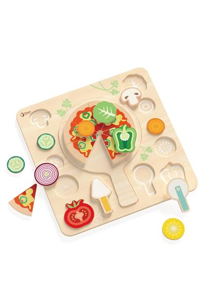 Classic World Ahşap Pizza Yapbozu Çok Renkli