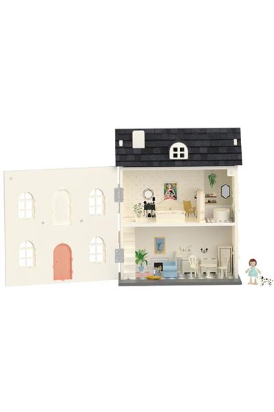 Classic World Ahşap Vintage Bebek Evi Çok Renkli