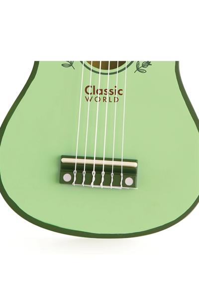 Classic World / Ahşap Vintage Gitar Çok Renkli