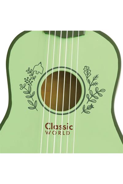 Classic World / Ahşap Vintage Gitar Çok Renkli