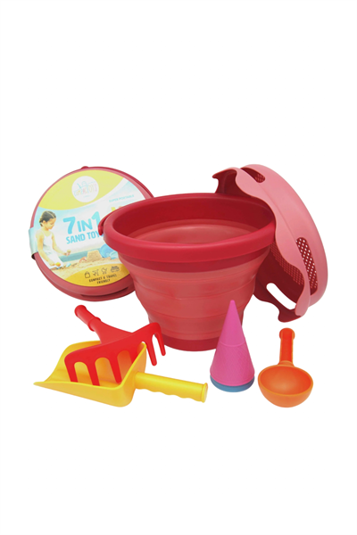 Compactoys / 7 in 1 Play kovası Kırmızı