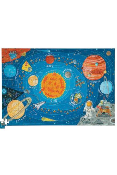 Crocodile Creek Poster Puzzle - 200 Parça - Uzay Çok Renkli