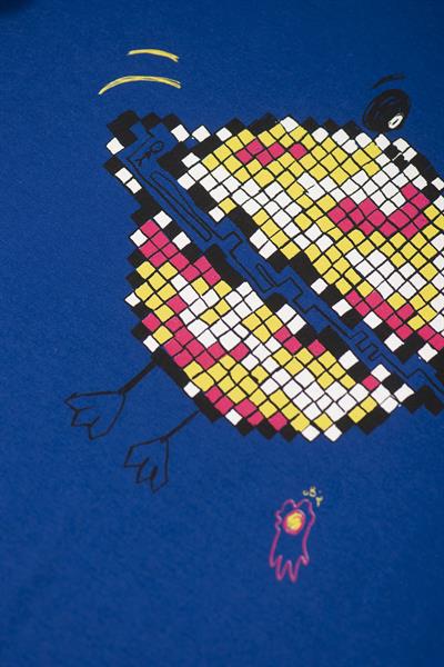 Beetlebeez / DANCING PLANET T-SHIRT - BLUE Mavi