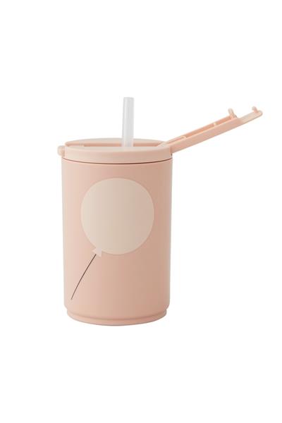 DESIGN LETTERS/ÇOCUKLAR İÇİN PİPETLİ BARDAK - 330 ml Nude