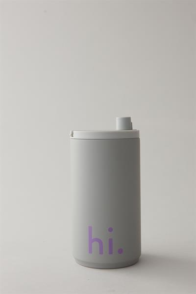 DESIGN LETTERS/TERMOS KUPA 350 ml -Mom GreyHİ