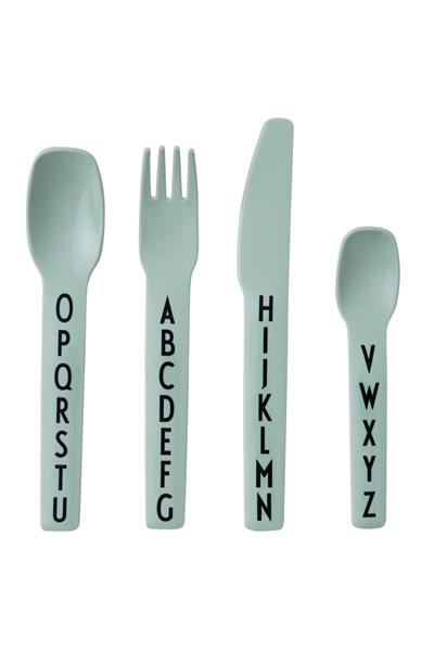 DESIGN LETTERS/TRİTAN ÇATAL BIÇAK KAŞIK SETİ GREEN