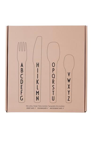 DESIGN LETTERS/TRİTAN ÇATAL BIÇAK KAŞIK SETİ Nude