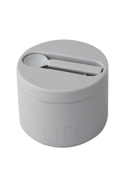 DESIGN LETTERS/YEMEK TERMOSU 0,35L - KÜÇÜK GREY