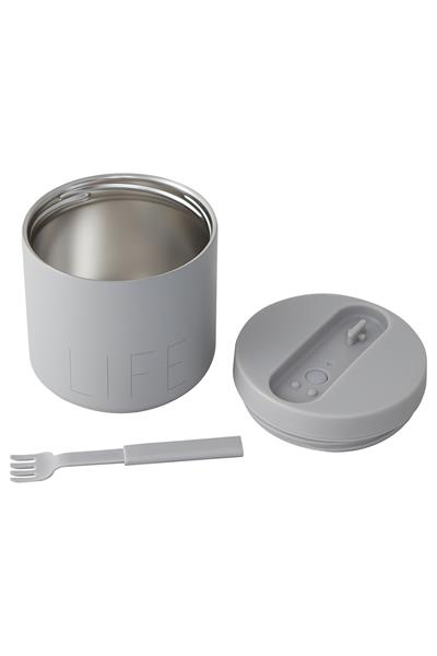 DESIGN LETTERS/YEMEK TERMOSU 0,5L - BÜYÜK GREY