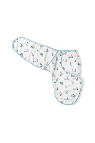 Deux Lapins /  Bébé Lapin Müslin Bebek Hazır Kundak std
