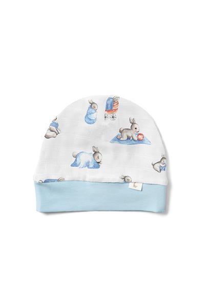 Deux Lapins /  Bébé Lapin Müslin Bere std