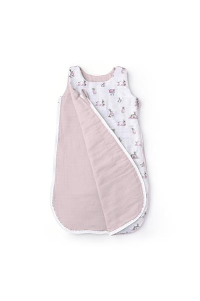 Deux Lapins / Bébé Lapin Rose Kışlık Müslin Bebek Uyku Tulumu 1.85 TOG std