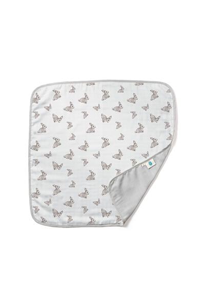 Deux Lapins / Iconique Lapin Çift Kat Müslin Battaniye std