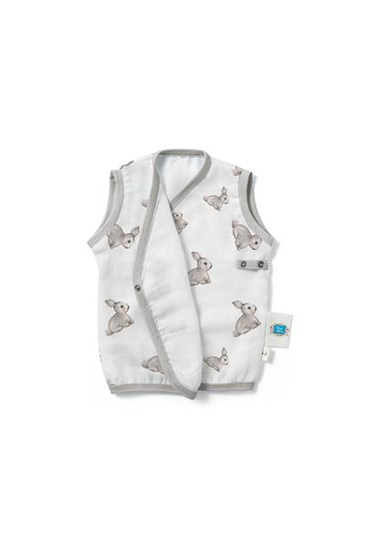 Deux Lapins / Iconique Lapin Müslin Bebek Yelek std