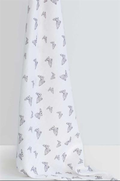 Deux Lapins / Iconique Lapin Müslin Bebek Örtü 120X120 cm std