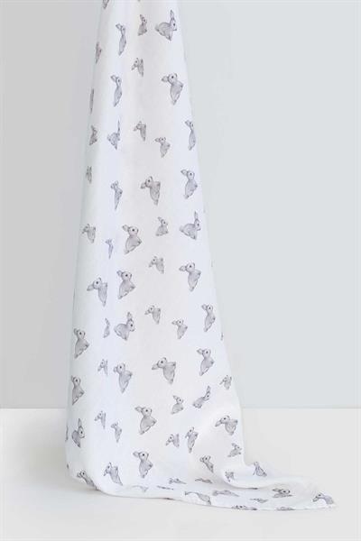 Deux Lapins / Iconique Lapin Müslin Bebek Örtü 100X100 cm std