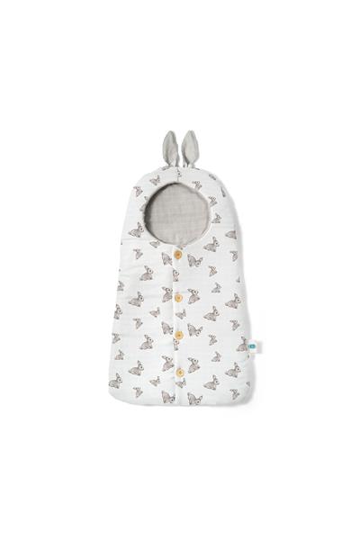 Deux Lapins / Iconique Lapin Müslin Kundak Battaniye std