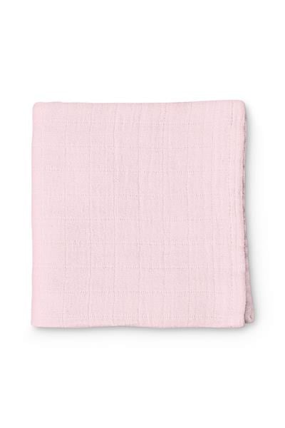 Deux Lapins / Innocent Pink Müslin Bebek Örtü 100X100cm std
