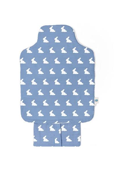 Deux Lapins / Mono Lapin Royal Blue - Müslin Bebek Pratik Alt Açma Matı Çok Renkli