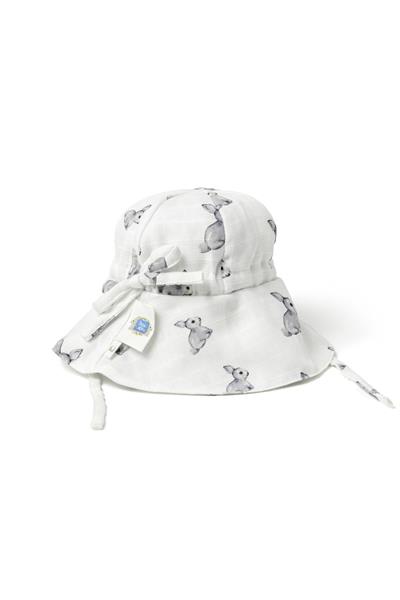 Deux Lapins / Müslin Bebek Şapkası - Iconique Lapin std