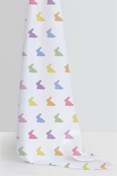 Deux Lapins / Rainbow Lapin - Müslin Bebek Örtü 100X100cm Çok Renkli