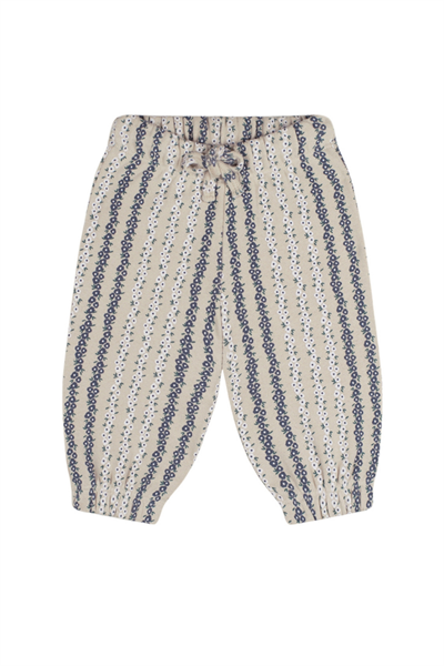 Antebies / Dikey Çiçek Sweatshirt Pantolon Set Krem