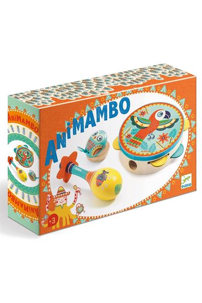 Djeco 3lü Müzik Seti Çok Renkli