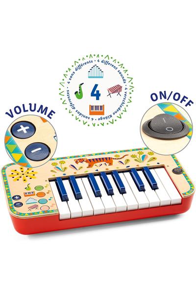 Djeco /  Elektronik Klavye Çok Renkli