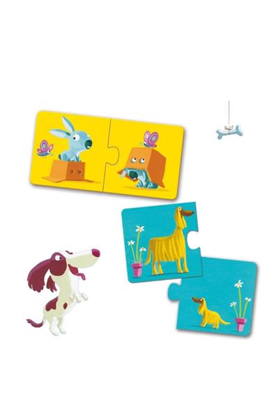 Djeco İkili Puzzle/ Duo Opposites Çok Renkli