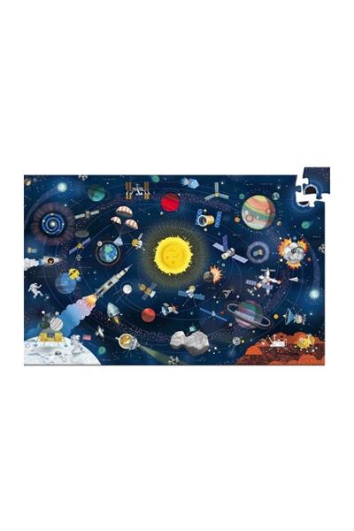 Djeco Klasik Puzzle 200 Parça / The Space Çok Renkli