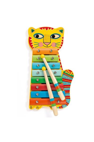 Djeco Ksilofon - Kedi Çok Renkli