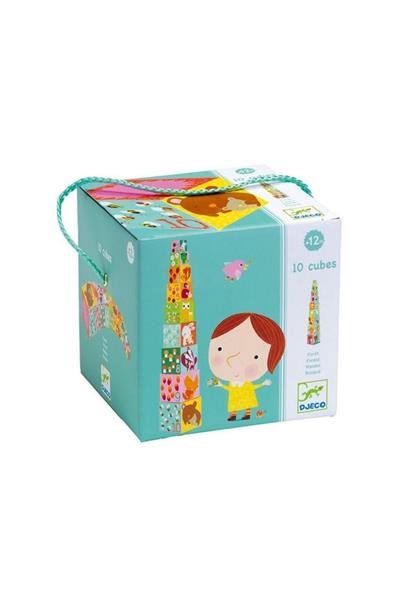 Djeco Küpler / 10 Forest Blocks Çok Renkli