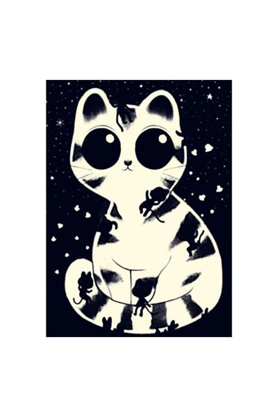 Djeco Wizzy Puzzle 50 Parça / Cuddly Cats Çok Renkli