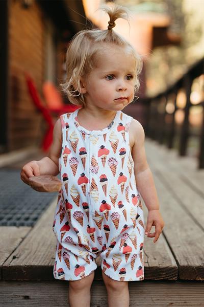 Dondurma Aşkı Askılı Barbatöz Kırmızı