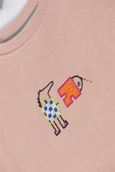 Beetle Beez / DREAMY PUZZLE PINK SWEATSHIRT SOMON