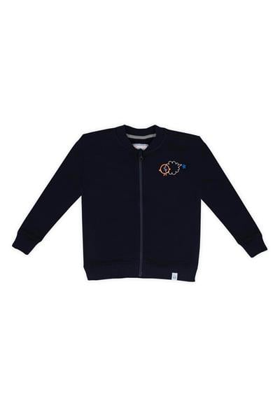 Beetlebeez / Fill In The Blank Zipped Sweatshirt - Navy Blue Lacivert