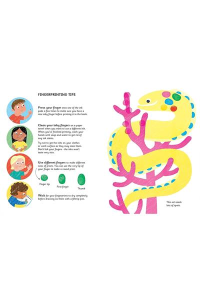 Usborne / Fingerprint Activities Under The Sea Çok Renkli