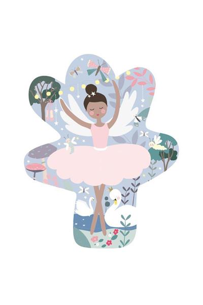 FLOSS & ROCK 12 Parça Şekilli Yap-Boz / Enchanted Çok Renkli