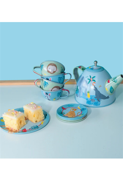 Floss & Rock 14 Parça Çay Seti / Jungle Çok Renkli