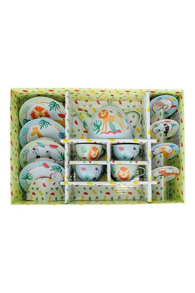 Floss & Rock 14 Parça Çay Seti / Jungle Çok Renkli