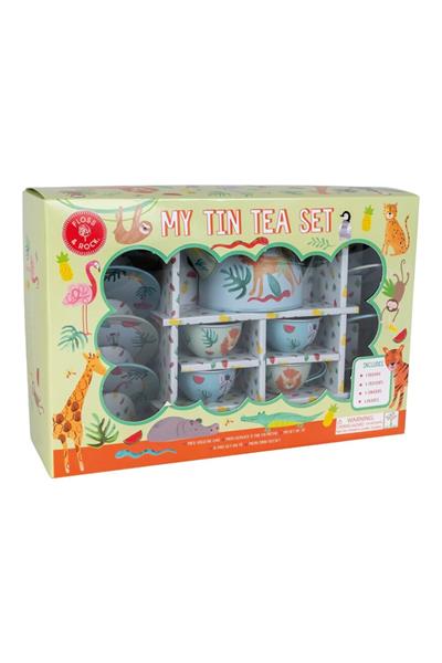 Floss & Rock 14 Parça Çay Seti / Jungle Çok Renkli