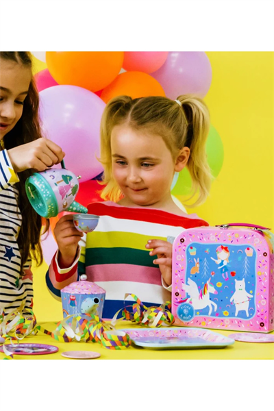 FLOSS & ROCK 7 Parça Çay Seti / Rainbow Fairy Çok Renkli