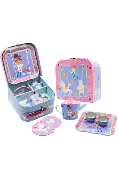 FLOSS & ROCK 7 Parça Çay Seti / Rainbow Fairy Çok Renkli