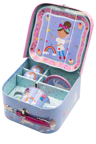 FLOSS & ROCK 7 Parça Çay Seti / Rainbow Fairy Çok Renkli