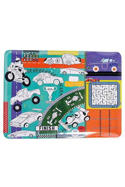 Floss & Rock Boyanabilir Oyun ve Aktivite Matı / Cars Çok Renkli